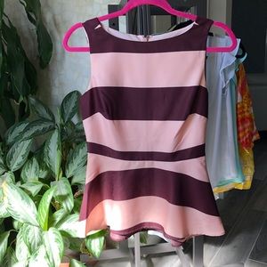 Banana Republic Sleeveless Peplum Blouse